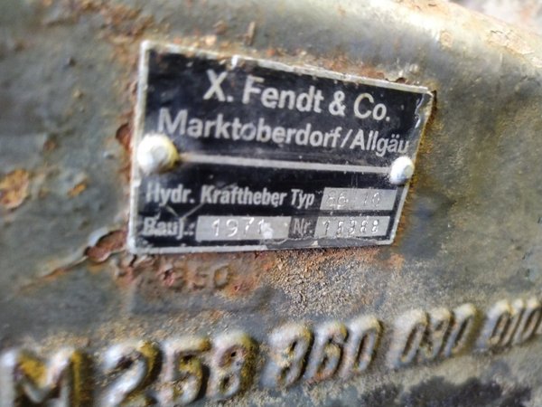 Fendt Farmer 4s FW258 Gehäuse Hydraulikblock Kraftheber